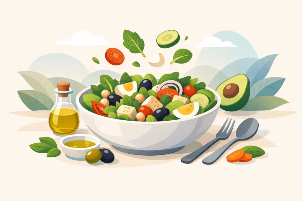 Insalatone per pranzo leggero: gusto e equilibrio