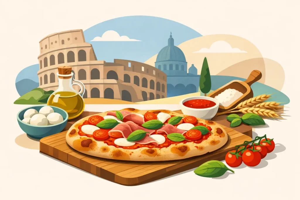 Pinsa romana cos'è e perché ha forma ovale