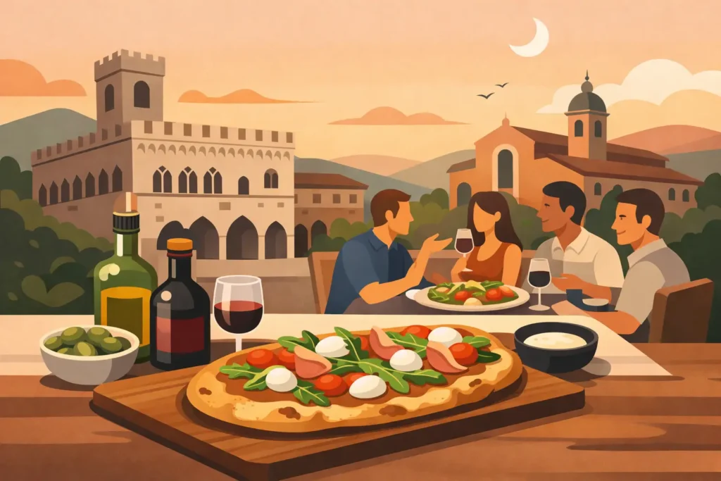 Pinsa romana Perugia per una cena in compagnia