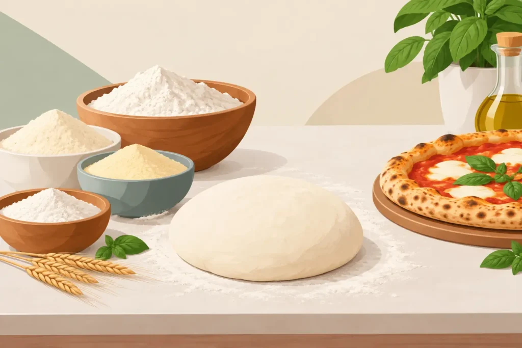 Guida farine per pizza per un impasto leggero