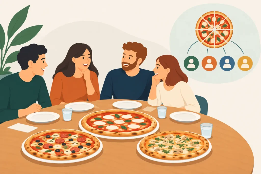 Quante pizze ordinare per persona? La guida